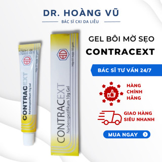 Kem làm mờ sẹo contracext 10g, làm mờ vết thâm, nám, vết sẹo trên da, mềm mịn da, giảm sẹo lồi, lõm- dr.lâm vũ yến
