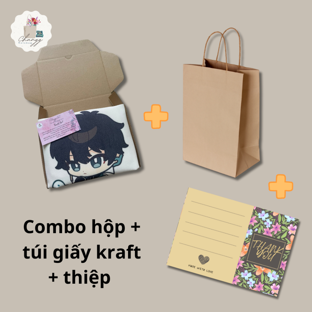 Túi tote in theo yêu cầu hình cà phê