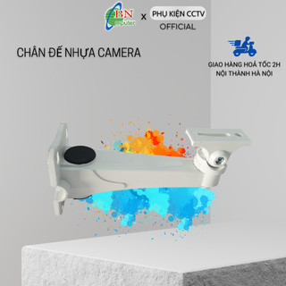 Chân đế bắt camera thi công tiện lợi thẩm mỹ, chân nhựa chắc chắn