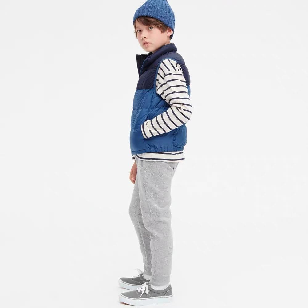 Áo gile phao lông vũ Uni phối màu