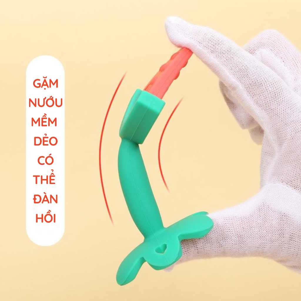 Gặm Nướu Hoa Quả Ấm Baby Silicon Mềm Mại An Toàn Cho Trẻ