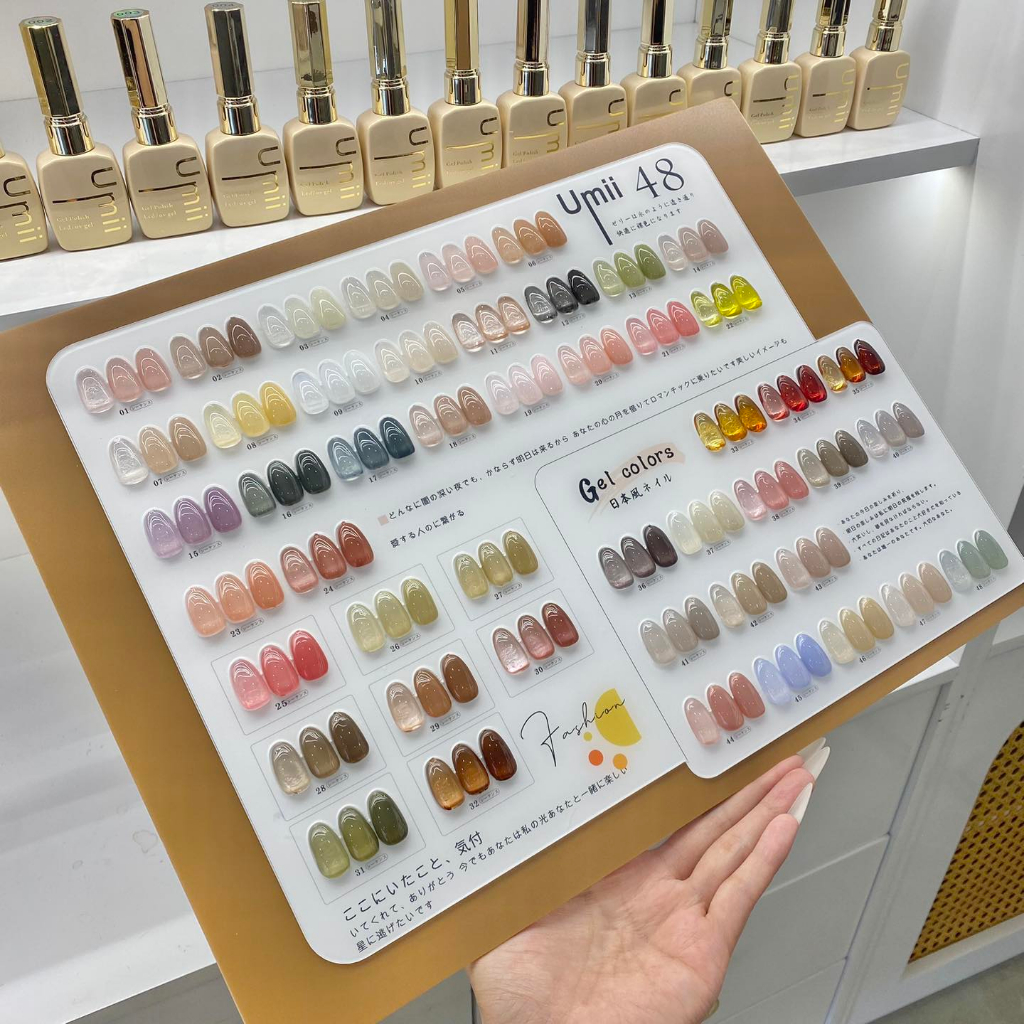 Phụ kiện nail -Lẻ 1 chai thạch trong Umii 48m