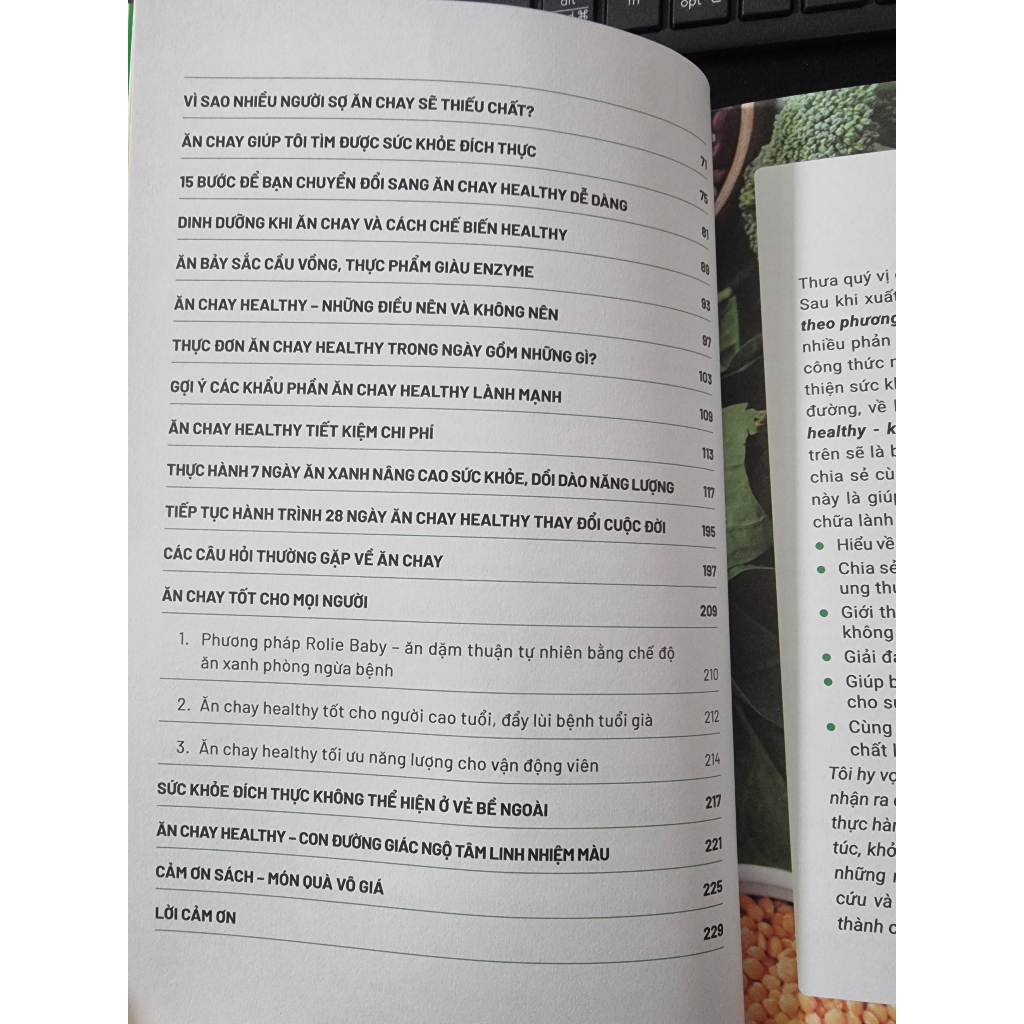 Sách - Ăn Chay Healthy Không Lo Thiếu Chất