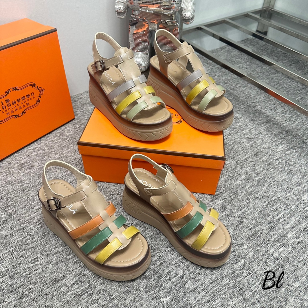 SANDAL KHOÁ DÂY NHIỀU MÀU ĐÉ XUỒNG
