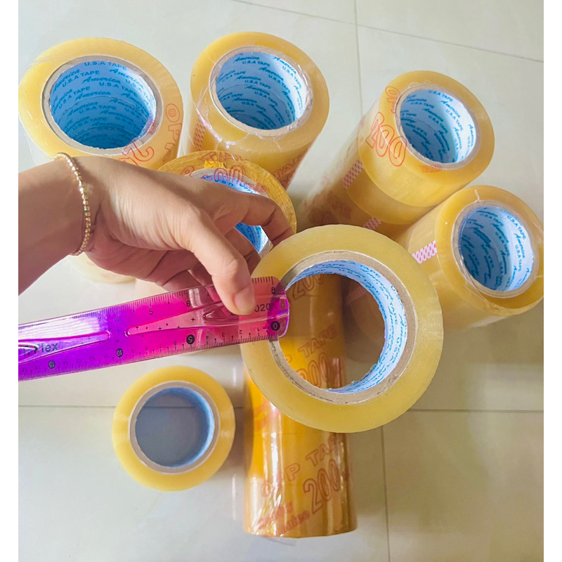 1 Quận Băng Keo 200 Yard - Rộng 4.7cm - Lõi giấy 5mm