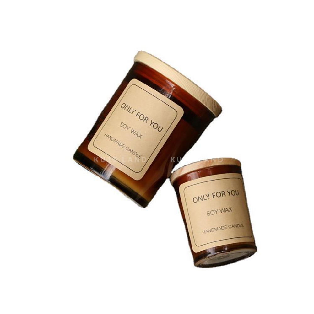 Nến thơm Only For You nắp gỗ mini 50G sáp đậu nành handmade decor trang trí phòng đốt không khói - làm quà tặng NT33