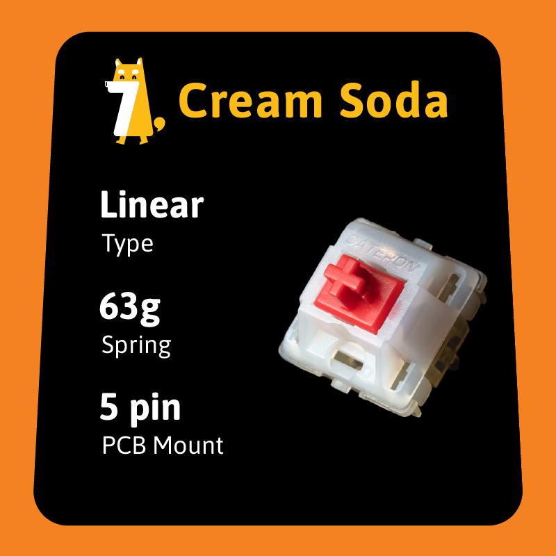 Cream Soda Switch - Công tắc bàn phím cơ cao cấp