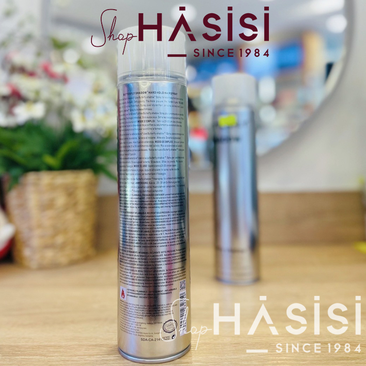 Keo Xịt Tóc BUTTERFLY SHADOW - Hard Hold Hairspray 600ml
