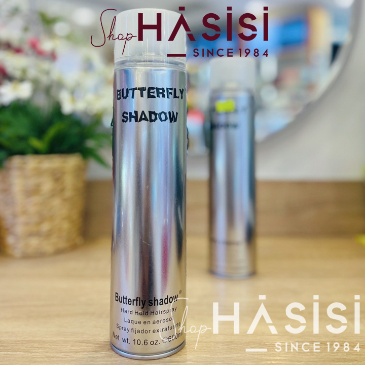 Keo Xịt Tóc BUTTERFLY SHADOW - Hard Hold Hairspray 600ml