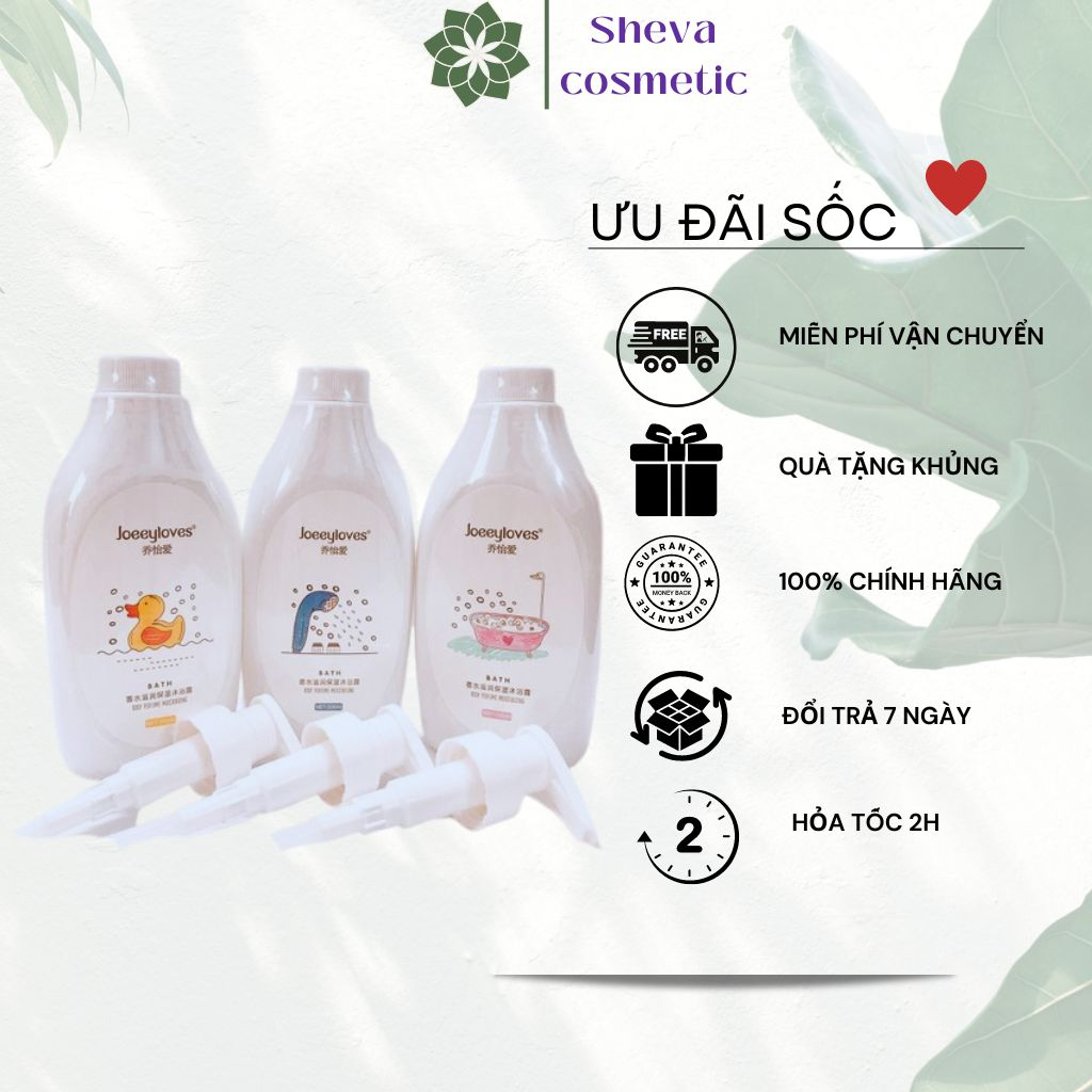 ComBo 2 Chai Sữa Tắm cho bé 500ml sữa tắm bath Nội Địa Trung thơm