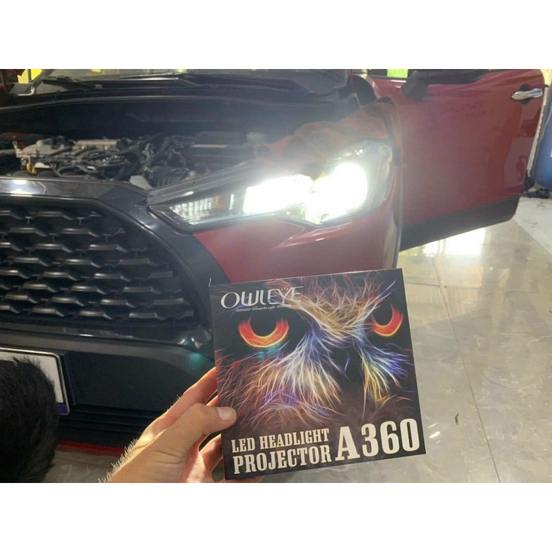 Đèn Led Owleye A360 Thay Thế Cho Toyota Cross