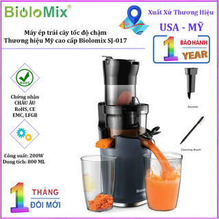 Máy ép trái cây tốc độ chậm Biolomix SJ-017