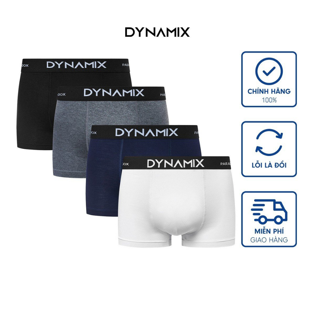 Quần lót nam VIBRANT dáng boxer, chất cotton cao cấp thoáng khí  - Thương hiệu DYNAMIX