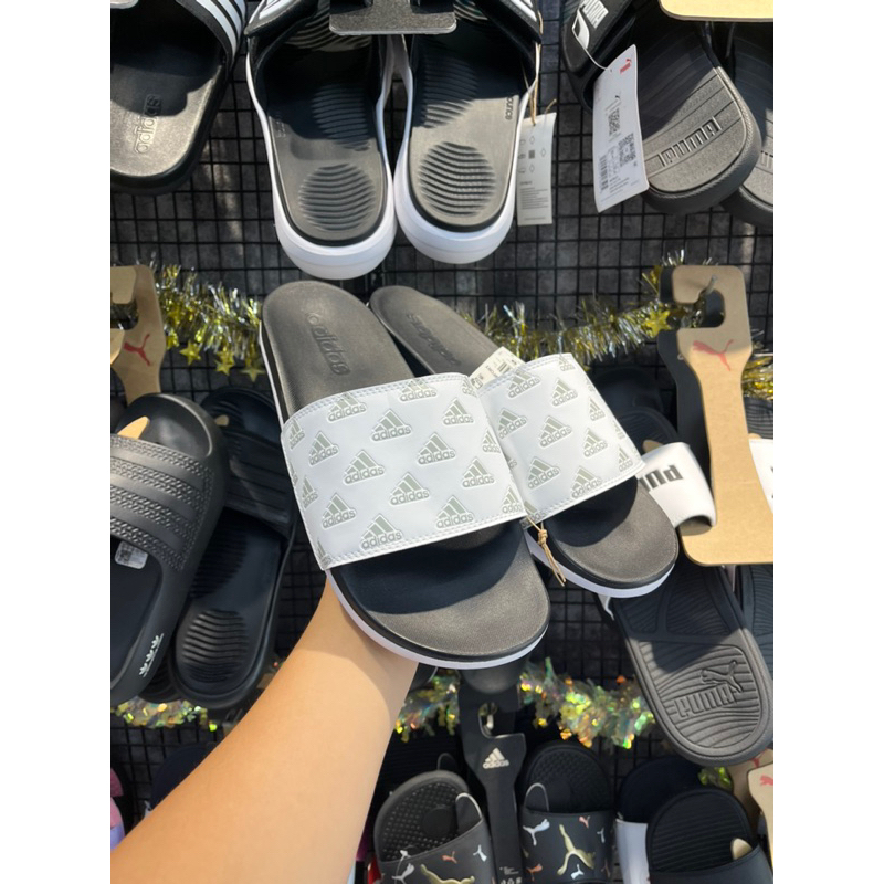 Dép Chính Hãng Adidas Adilette Comfort Shop Xám Store