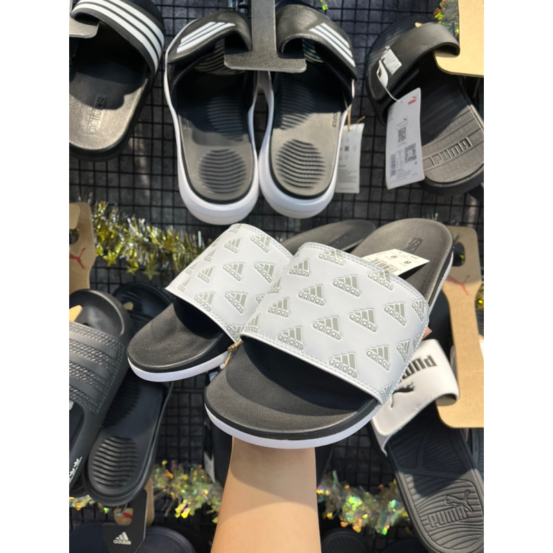 Dép Chính Hãng Adidas Adilette Comfort Shop Xám Store