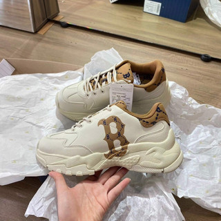 Giày m’lb big ball chunky gót nâu flex diamond monogram new sc