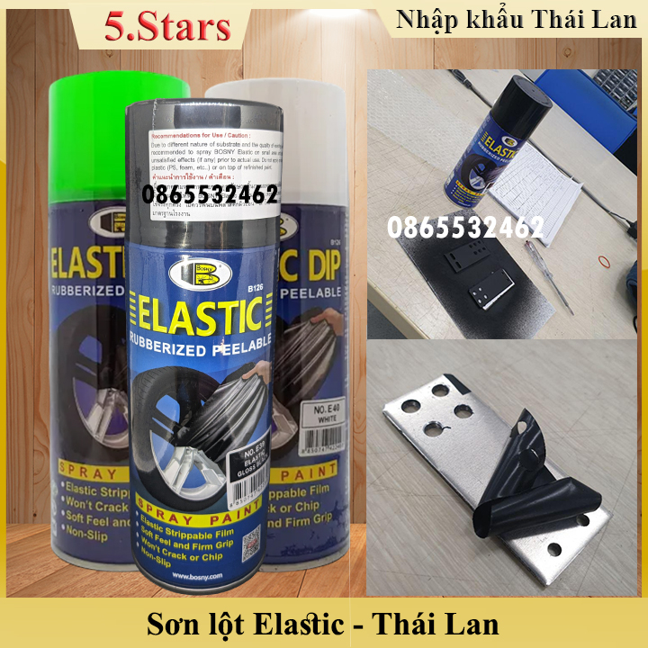 Sơn lột Elastic Dip Rubberized Peelableb126 cao cấp Bosny