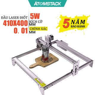 🔥bảo hành 5 năm🔥máy khắc laser atomstack a5 pro 40w -khắc gỗ,inox 304,da, oxit nhôm, cắt gỗ/acrylic/dăm gỗ mỏng