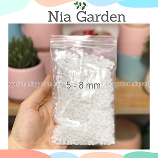 Sỏi trắng size 5 - 8mm trang trí chậu cây cảnh, terrarium, hồ cá, xương rồng Nia Garden N6