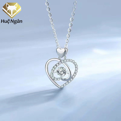 Dây chuyền bạc 925 Huệ Ngân - Trái tim xinh xắn PP1877