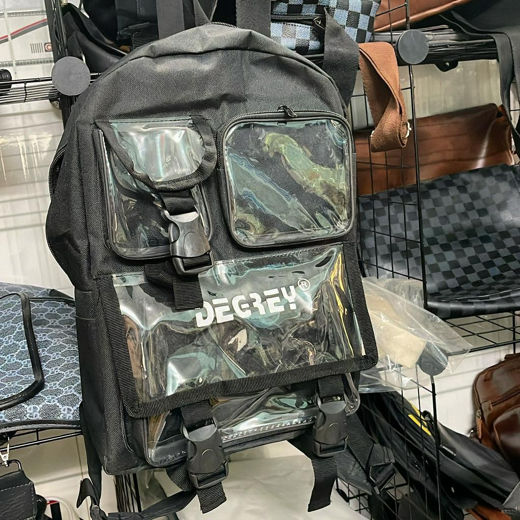 Balo Nam Nữ Nắp Gập Lục Giác Màu Trơn Thời Trang Ulzzang Hot Hit BL-0007 vuatui.store