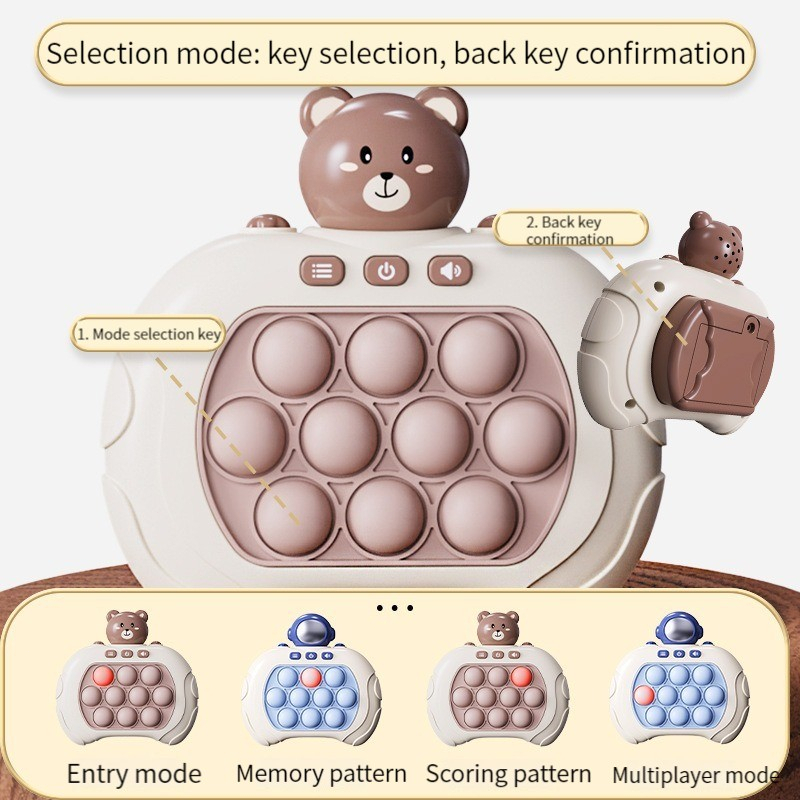 Đồ Chơi Pop It Dáng Máy Game Điện Tử Bóp Tay Giảm Căng Thẳng