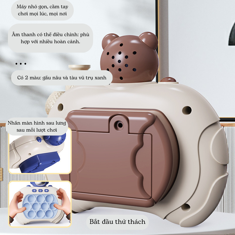 Đồ Chơi Pop It Dáng Máy Game Điện Tử Bóp Tay Giảm Căng Thẳng