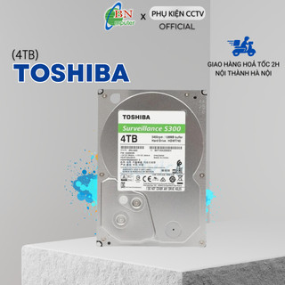 Ổ cứng chuyên dụng Camera Toshiba 3.5" 4TB (128MB) 5400Rpm SATA (6Gb/s)