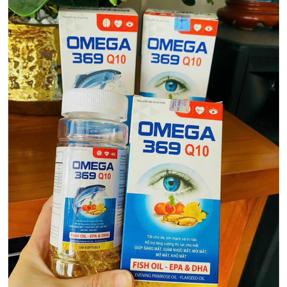 Viên Uống Dầu Cá Omega 3 6 9 Hộp 100 Viên
