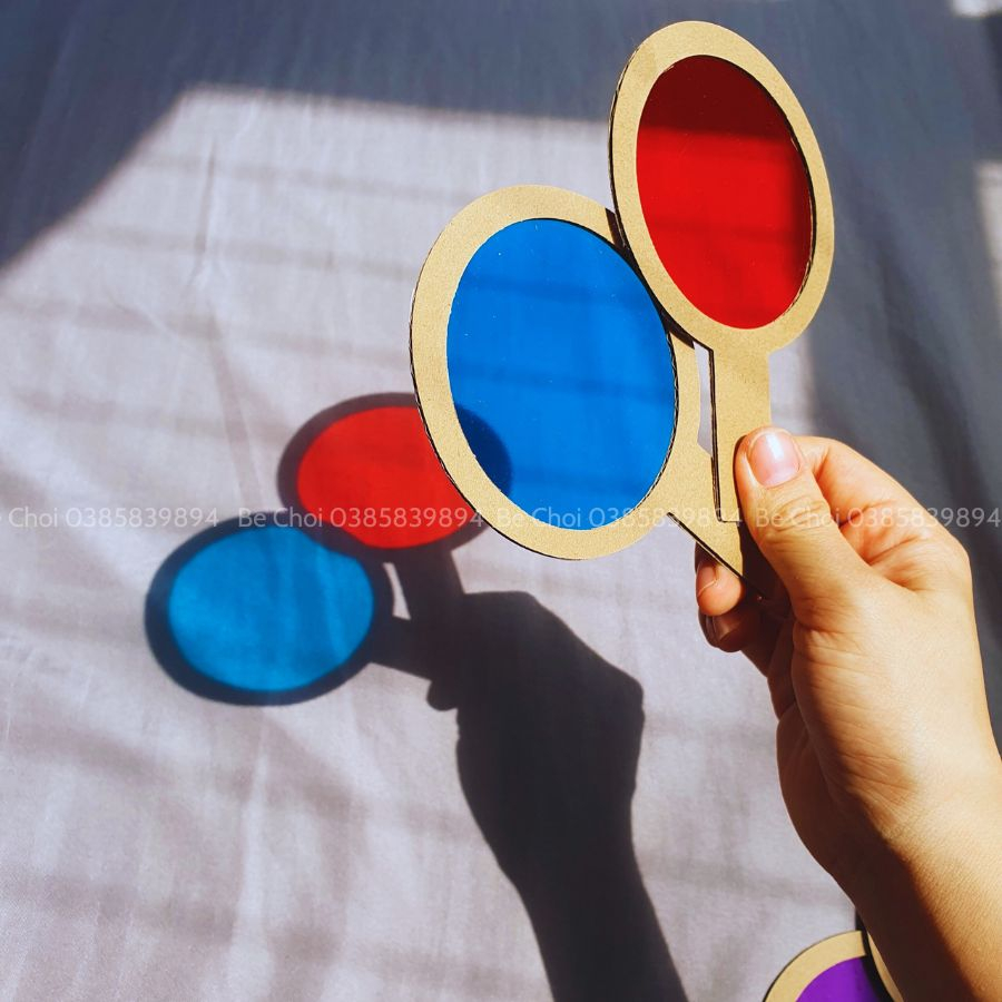 Giấy kính nhiều màu làm hoạt động chiếu bóng thú vị, giấy bóng kính màu, mica màu