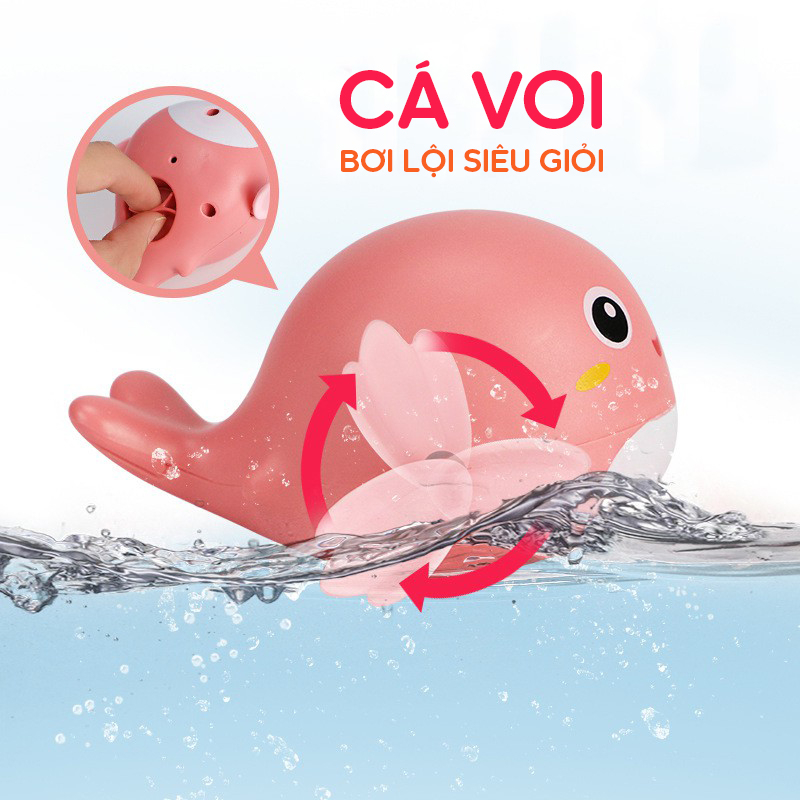 Combo 4 món Đồ chơi nhà tắm cho bé rùa vặn cót thể bơi dưới nước thả bồn chậu tắm CB02 KIDS GARDEN