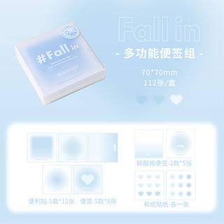 Tập 112 Note Fall in rosyposy planwith pastel