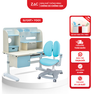 Bộ bàn ghế chống gù chống cận zac ergonomic qjhh120t +y001