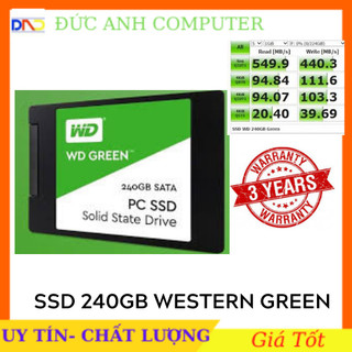 SSD 240GB/480GB WD Green 2.5" Sata3 Vĩnh Xuân/FPT/Minh Thông phân phối- Bảo Hành 3 Năm, Chính Hãng 100%