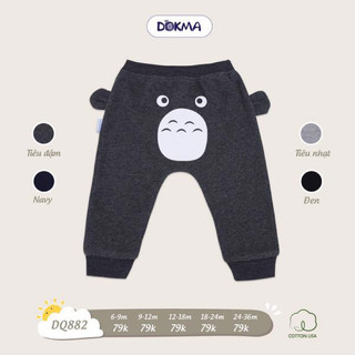 Quần nỉ mông thú Dokma cho bé 3-36M