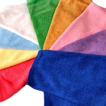 Khăn vi sợi thấm hút nhanh 30x70cm - Khăn tắm chó mèo - Long Vũ Pet Food