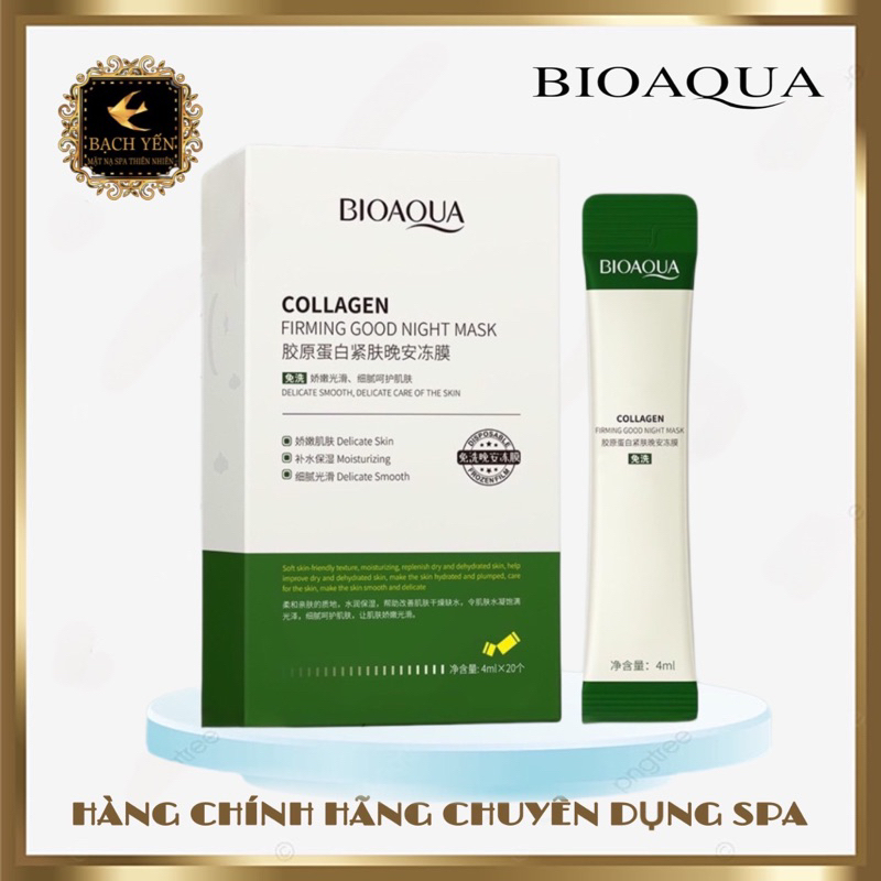 Full Hộp 20 Gói Mặt Nạ Ngũ Collagen Bioaqua CHÍNH HÃNG
