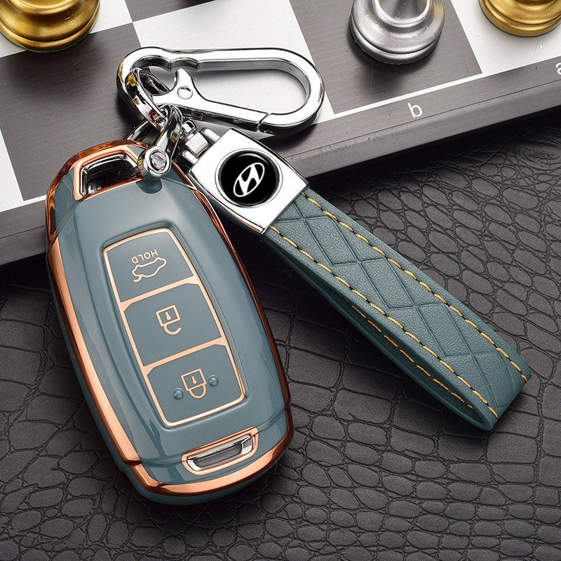 Ốp chìa khoá Accent - KoNa - Santafe 2018- 2019 - 2020