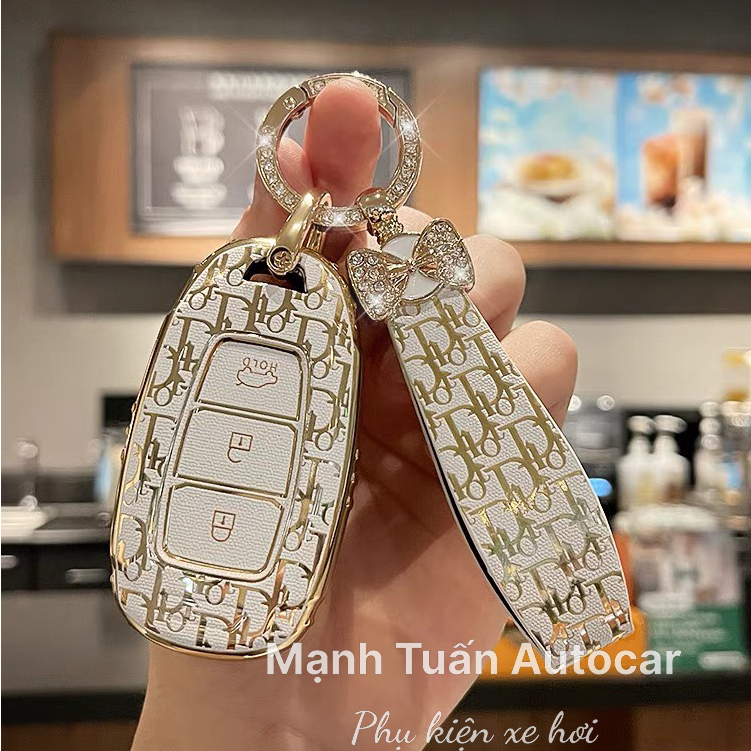 Ốp chìa khoá Accent - KoNa - Santafe 2018- 2019 - 2020