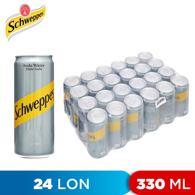 Soda Schweppes 330ml (24 Lon)