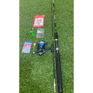  Combo Cần Câu Máy 2 Khúc Đặc Kèm Máy Đầy Đủ Phụ Kiện Câu Lure Lăng Xê 