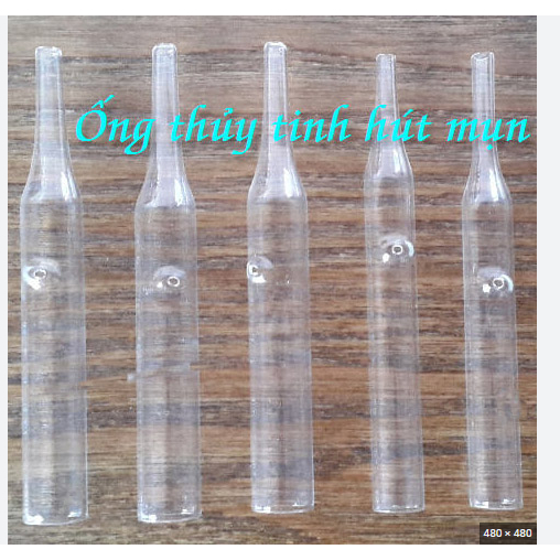 Ống hút mụn | ống thủy tinh thay thế cho máy 5in1 máy hút mụn