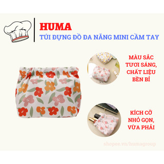 Túi đựng mỹ phẩm - đồ cá nhân chống thấm nước sáng tạo thời trang cho nữ, túi đựng mini cầm tay nhỏ gọn tiện lợi hm381