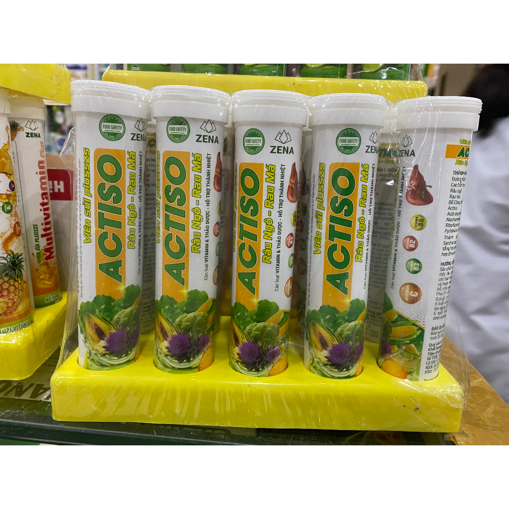 COMBO 10 TUÝP Viên uống C Sủi tăng sức đề kháng bổ sung vitamin vị ngon dễ uống