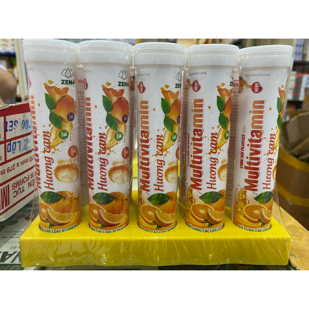 COMBO 10 TUÝP Viên uống C Sủi tăng sức đề kháng bổ sung vitamin vị ngon dễ uống