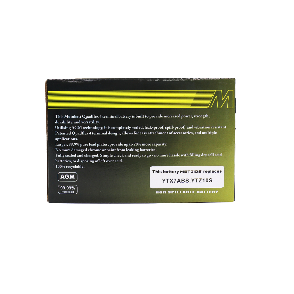 BÌNH ẮC QUY GEL MOTOBATT MBTZ10S  - MTB-MBTZ10S