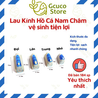 Đồ lau kiếng, lau kính nam châm, vệ sinh cọ bể cá - Dụng Cụ Cọ Bể Nam Châm