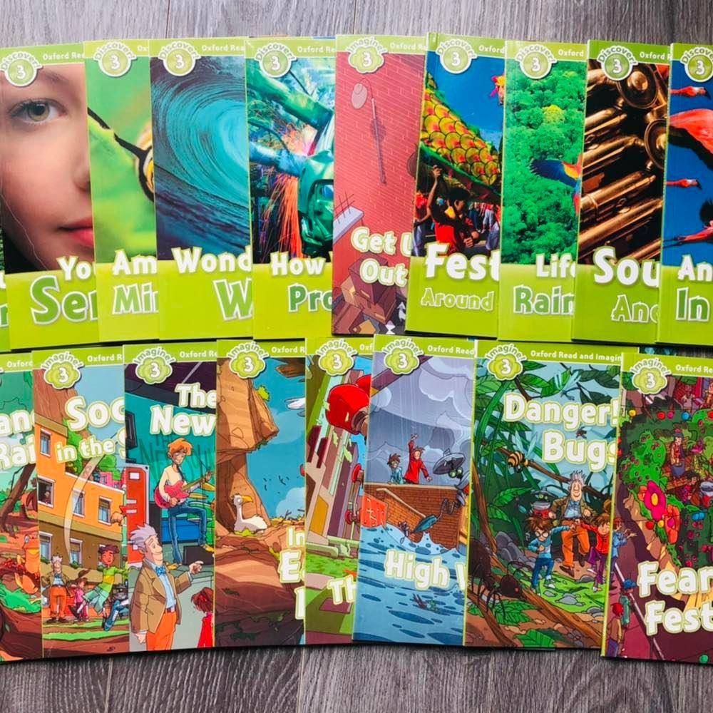 Sách - Oxford read and discover/imagine - Level 1-2-3-4-5-6