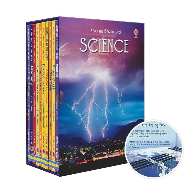 Sách - Usborne Beginners Science- bộ 10 cuốn + File nghe Mp3