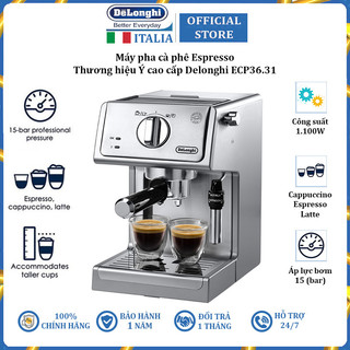Máy pha cà phê Espresso, thương hiệu cao cấp Delonghi ECP36.31 - Hàng Nhập khẩu Chính Hãng